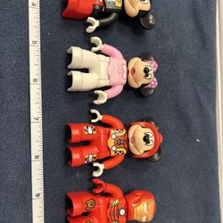 Lego Duplo Disney Mickey, Minnie With Ironman Marvel Superhero Figure Lot Of 4