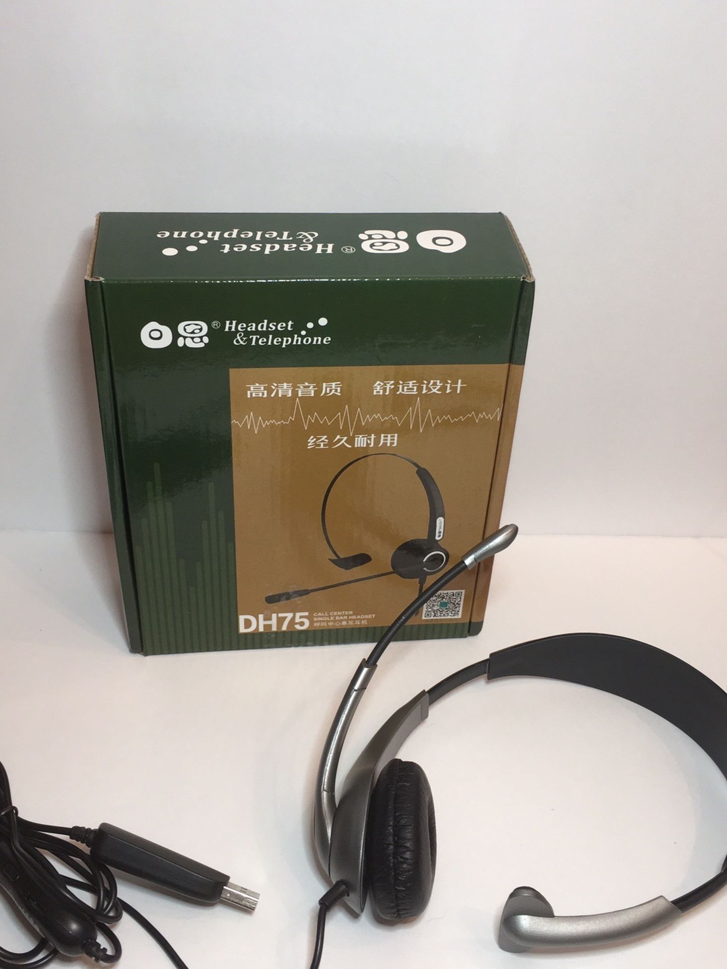 Work Headset With Microphone USB