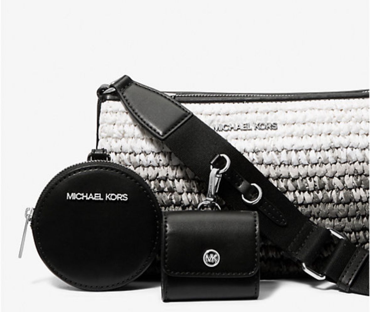 Michael Kors Jet Set Small Ombre Straw, Crossbody Bag