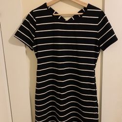 Poetsky Women's Summer Mini T Shirt Dress Casual Cap Sleeve Loose Basic Short Beach Dress