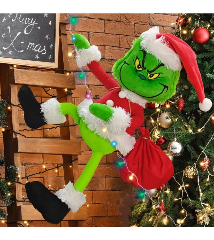 Christmas Green Monster Decorations