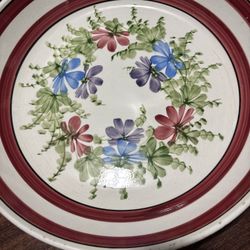 Hand-Painted Italian Ceramic Platter – Gary Valenti – Made in Italy
