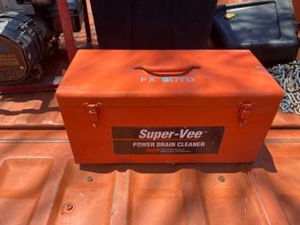 Super-Vee power drain cleaner