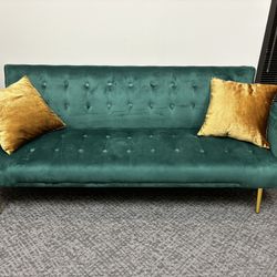 Futon Green Couch