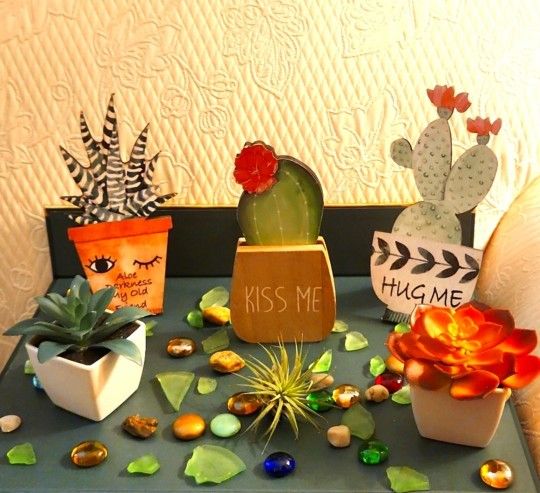 5 - Piece SUCCULENT & PLANT DECOR BUNDLE 🪴 🌱 🌿