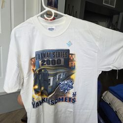 vintage 2000 Subway Series New York Yankees vs. New York Mets t-shirt 