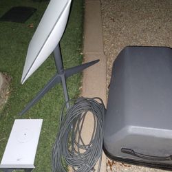 Starlink Elite Tech Setup Package That Includes Modem Satellite And Cord