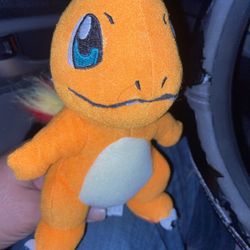 Jazwares Pokemon Charmander Plush Toy Nintendo 2021 Stuff Animal 8.5" Orange R6