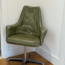 Green Leather Desk Chair