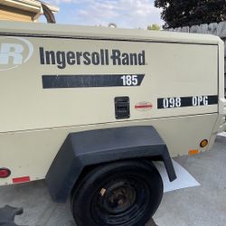 2005 Ingersoll Rand 185 Towable Air Compressor Low Hours