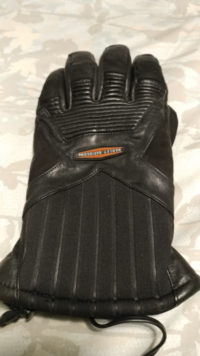 Genuine Harley Davidson Heated Gloves size Large w/ all wiring and