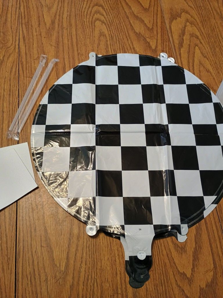 Racer / Checker Balloons 2packs of 15