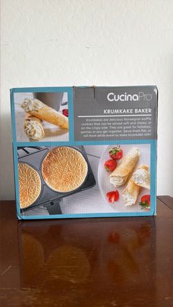 NEW CucinaPro Krumkake Baker – Never Used, In Box