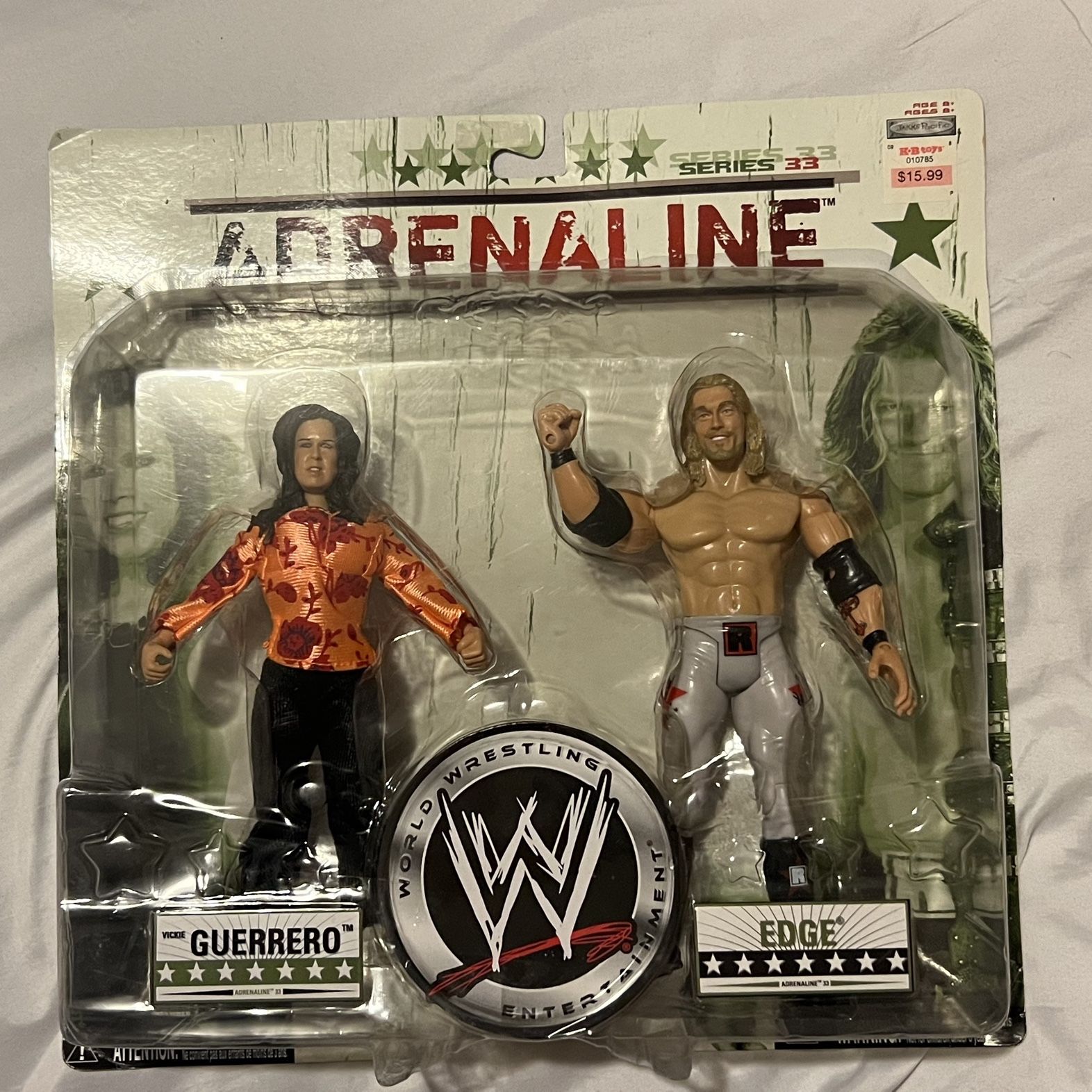 WWE VICKIE GUERRERO EDGE ADRENALINE SERIES 33 jakks moc BRAND NEW 