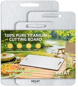 100% Titanium Cutting Board Set of 3