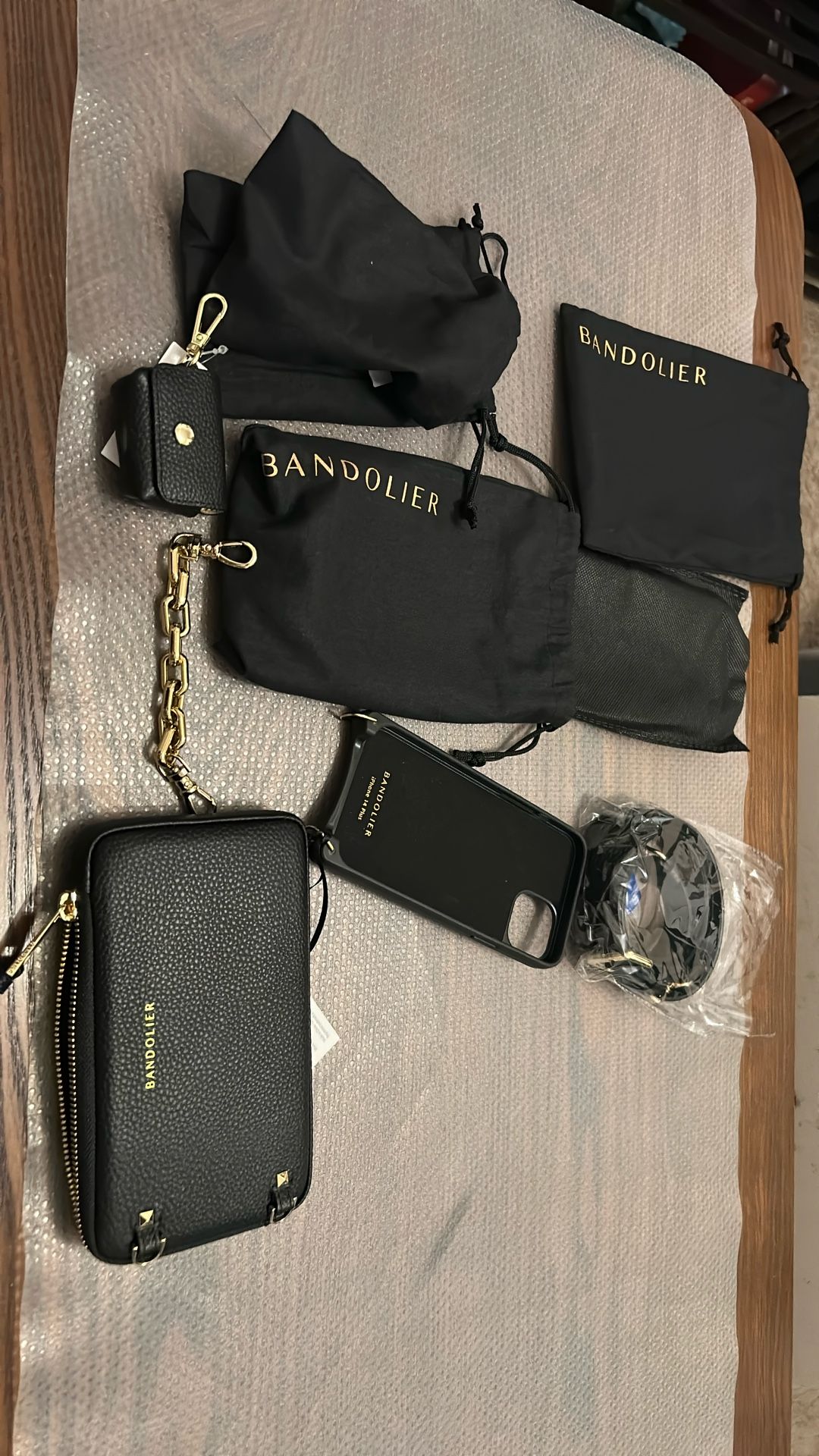 Bandolier Crossbody Case With all Accessories