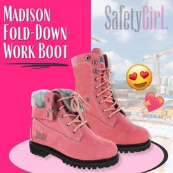 $45, New Women’s Work Boots Steel Toe Size 9 