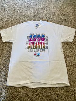 Vintage 1996 Olympic Games T-Shirt Hanes New w/Tag(LARGE)