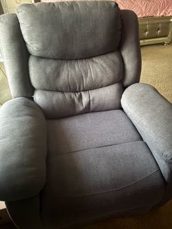 Reclined couch seat