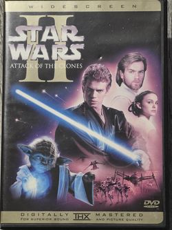 STAR WARS ATTACK OF THE CLONES DVD