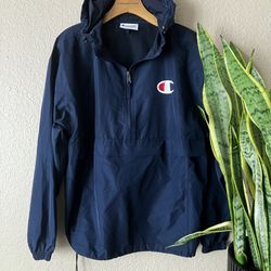Men’s Champion pullover windbreaker