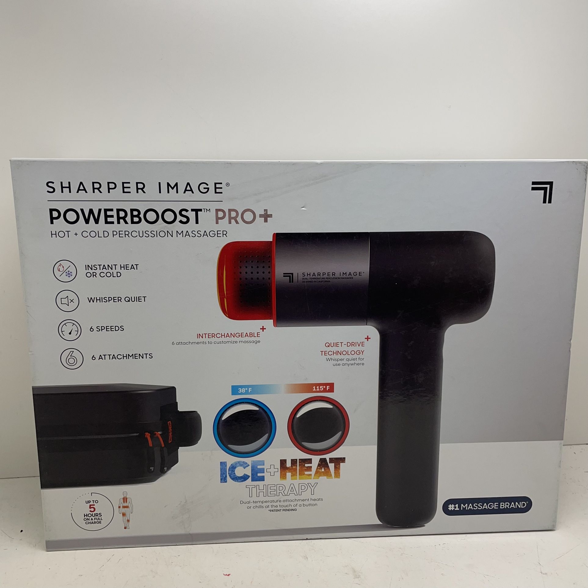 Sharper Image Hot+Cold Percussion Massager 193635