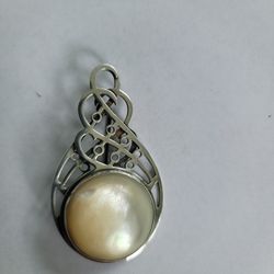 Sterling SILVER Broach Or Pendant