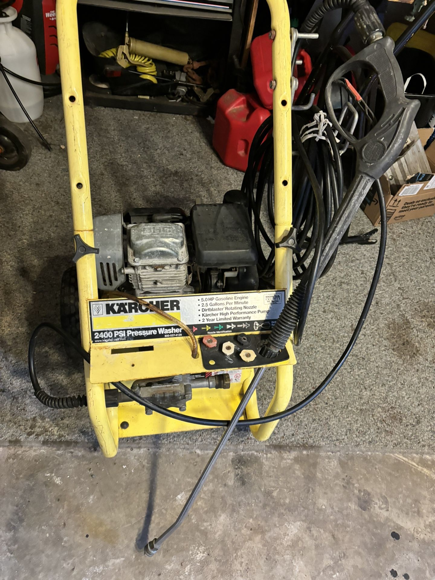 Karcher Pressure Washer Honda Engine 