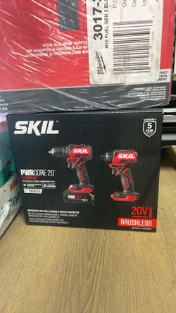 SKIL PWRCORE 20V Brushless Drill & Impact Driver Kit-pick up only