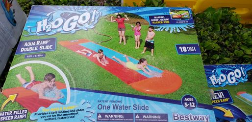 H2o Go aqua ramp double slide new