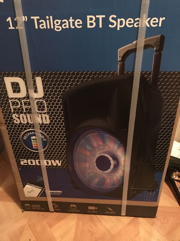 12' Bluetooth speaker