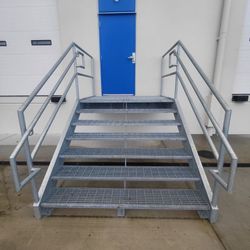 Galvanized Industrial Stairs/ Loading Dock 