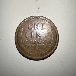 One Cent Penny 1910