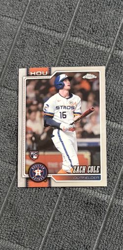 Houston Astros Zach Cole Rookie Card