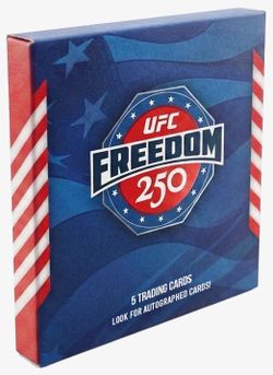 2026 TOPPS UFC FREEDOM 250 BOX (1 AUTO/RELIC) MMA New Presale