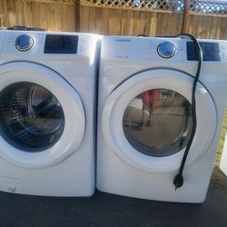 Samsung Washer And Dryer Set Electric 