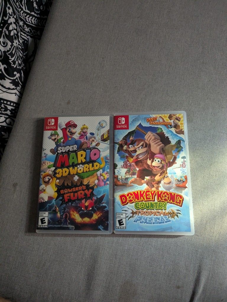 Donkey Kong Tropical Freeze/ Mario 3D World