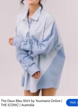 Oversized Patchwork Button Down Shirt