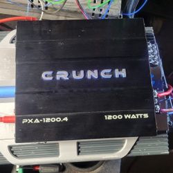 Crunch  4 Channel Amp 1200 Watts 