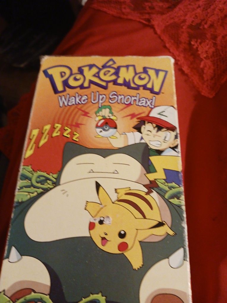 Pokémon Wake Up SNORLAX! Movie VHS 1(contact info removed)