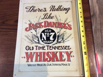 Brand new jack Daniels old #7 , metal sign.