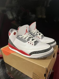 Jordan Fire Red 3 Size 10.5