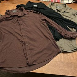 Men’s Dress Shirt Button Up Business Casual 