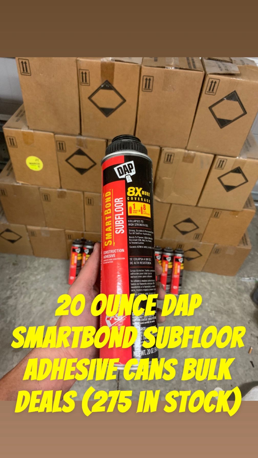 Dap Smartbond Subflooring Adhesive