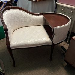 Ornate Upholstered-wooden Bench