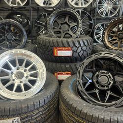 20x10 & 17x9 Lock Off-road Rims And Tires 