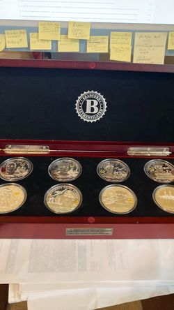 Bradford Exchange The Heroes of Pearl Harbor. Silver Crown Collection
