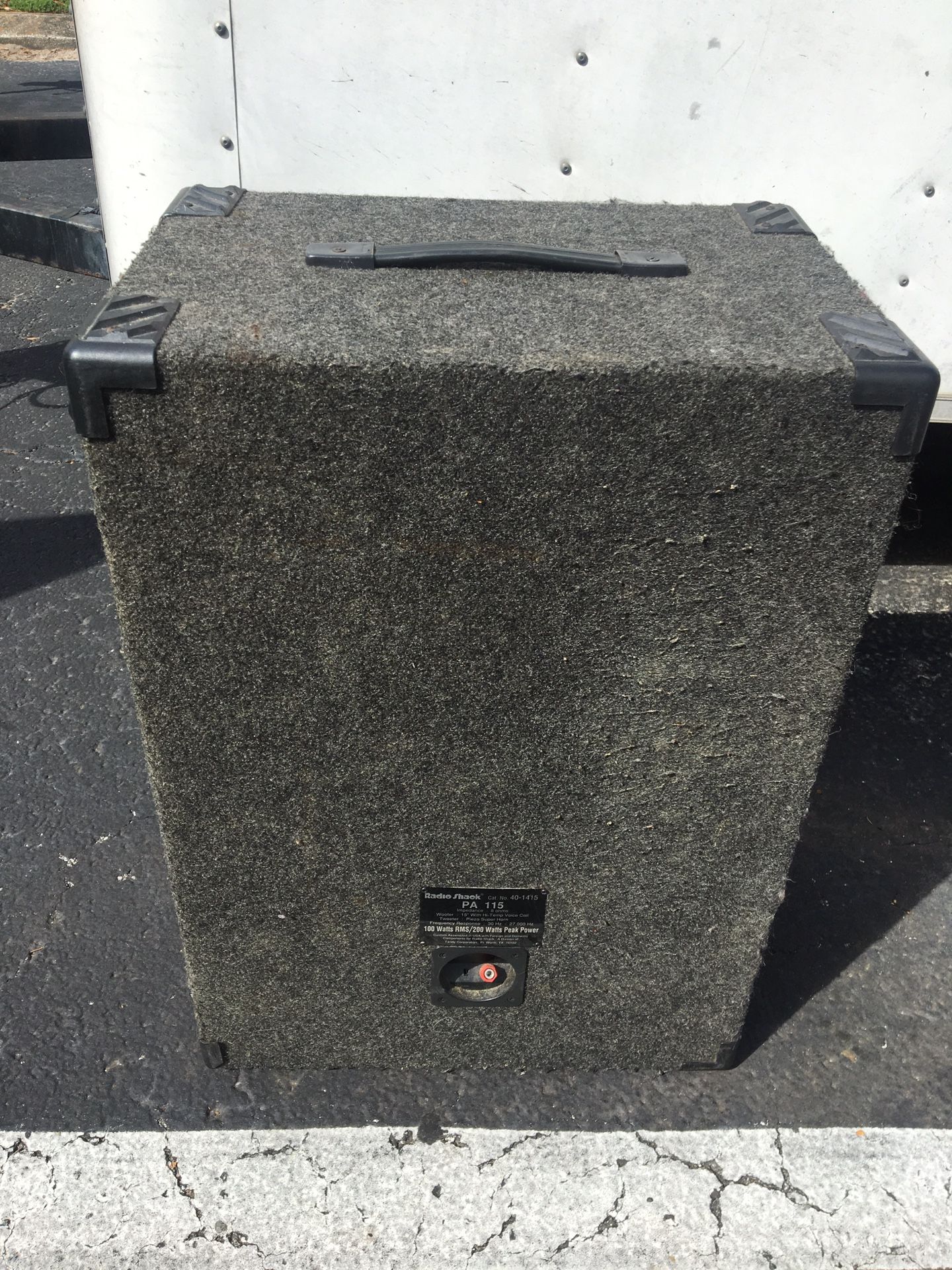 Radio Shack PA 115 15” 2 Way Speaker for Sale in Tampa, FL OfferUp