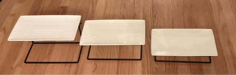 Set Of 3 Dessert Stands