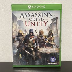 Assassins Creed Unity Special Edition Xbox One RARE Amazon Ubisoft Exclusive CIB